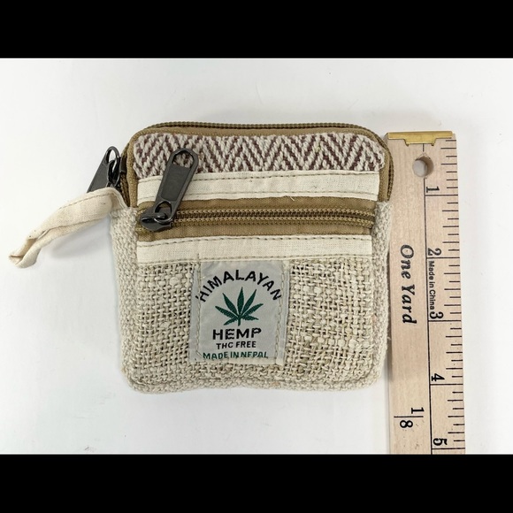 Himalayan Hemp Wallet 100% Pure Hemp Handmade - Picture 3 of 6